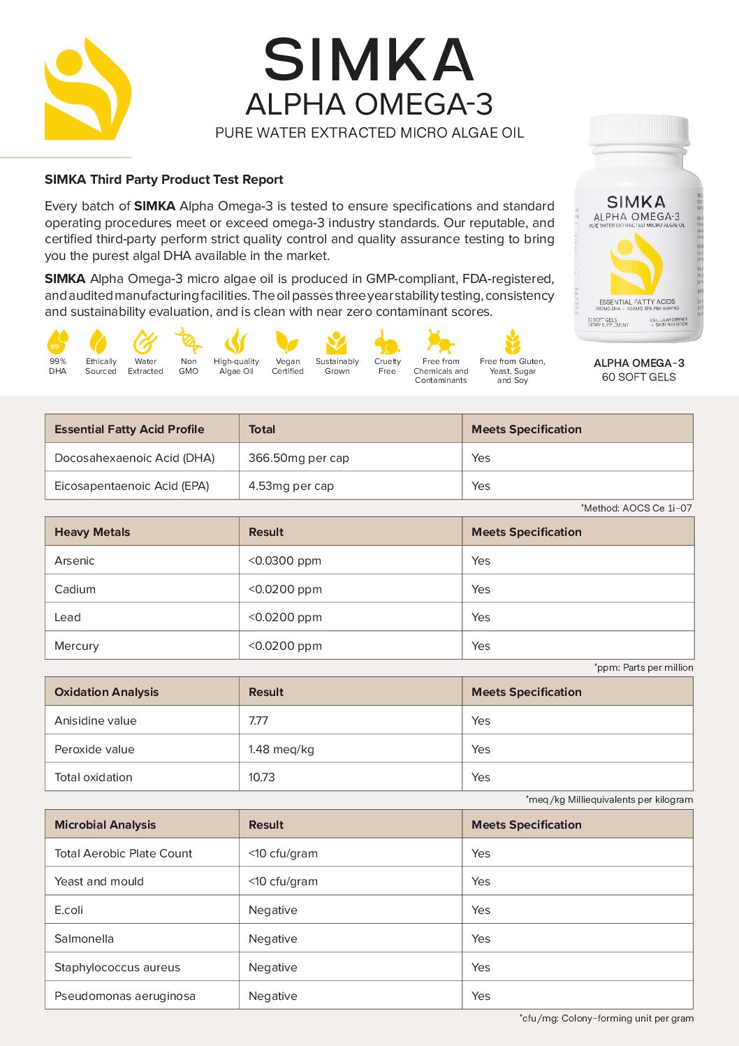 SIMKA Omega-3 Gel Caps - Image 3