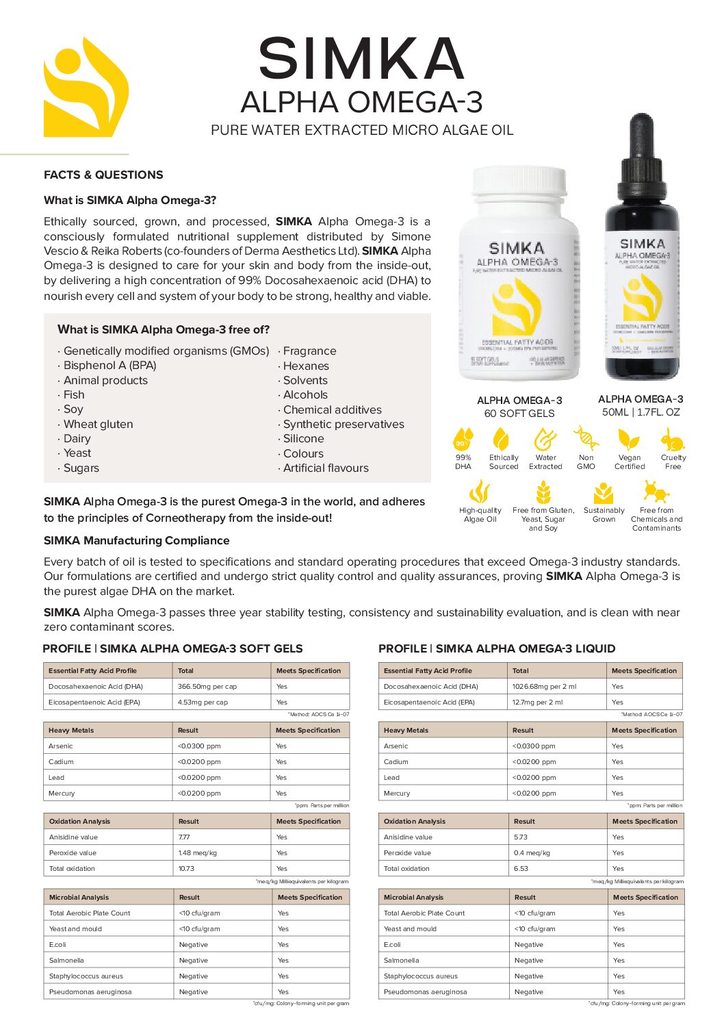 SIMKA Omega-3 Gel Caps - Image 4